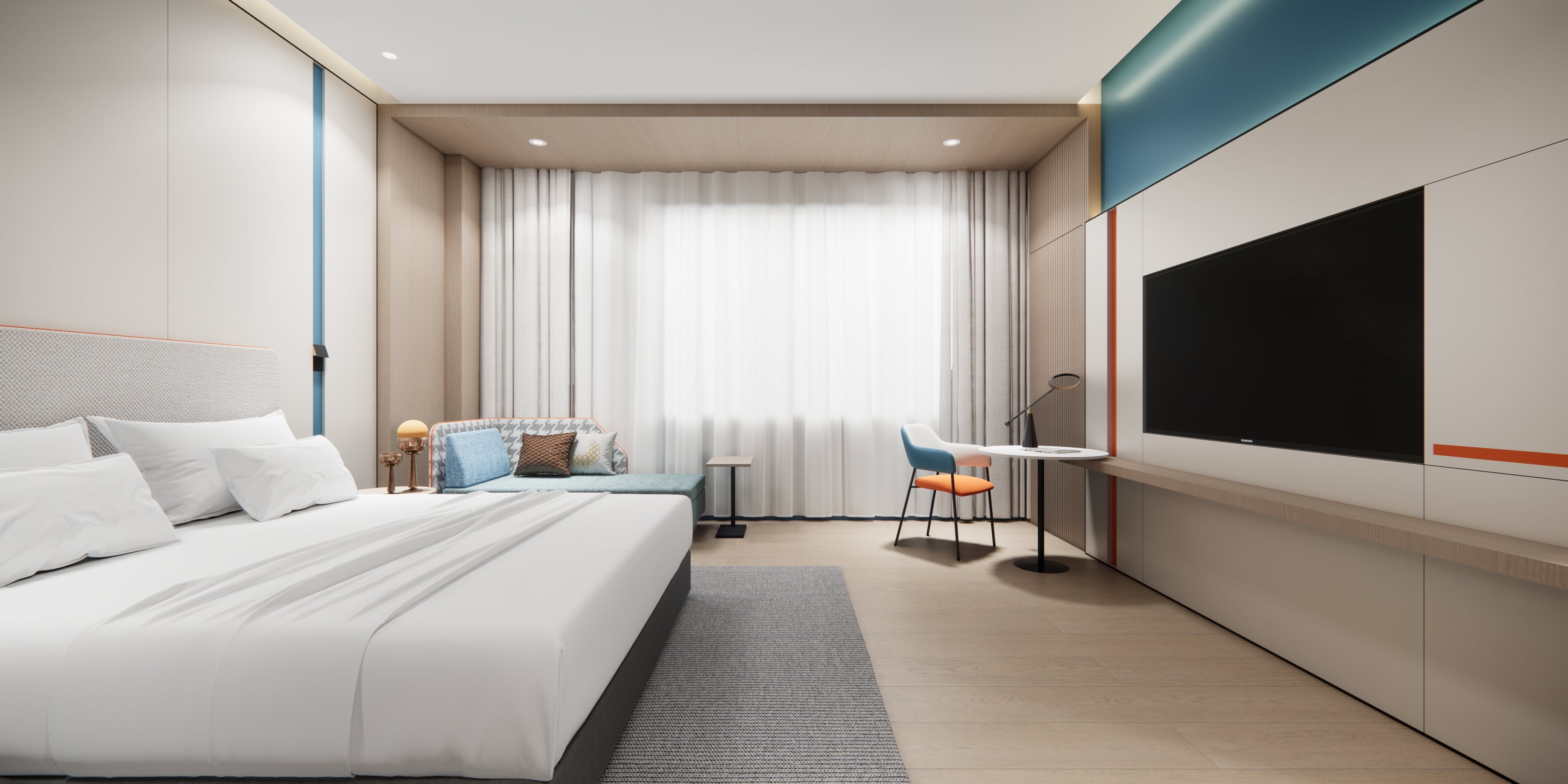 Ignite- hotel guestroom furniture plan 5