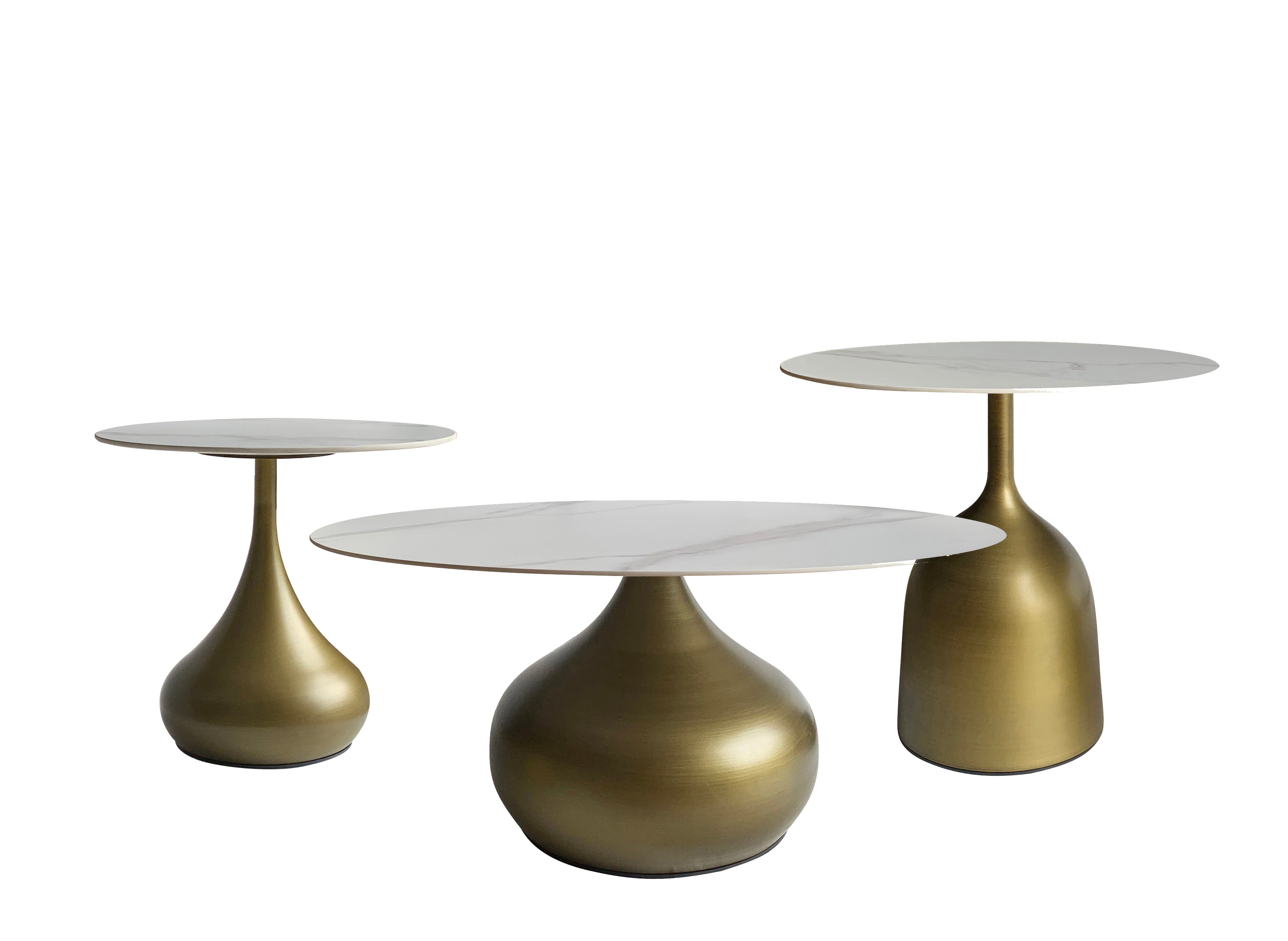 AuraGold Side Tables