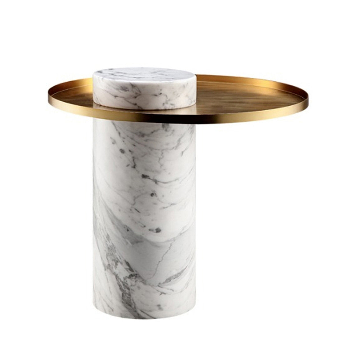 AuraMarble Side Table