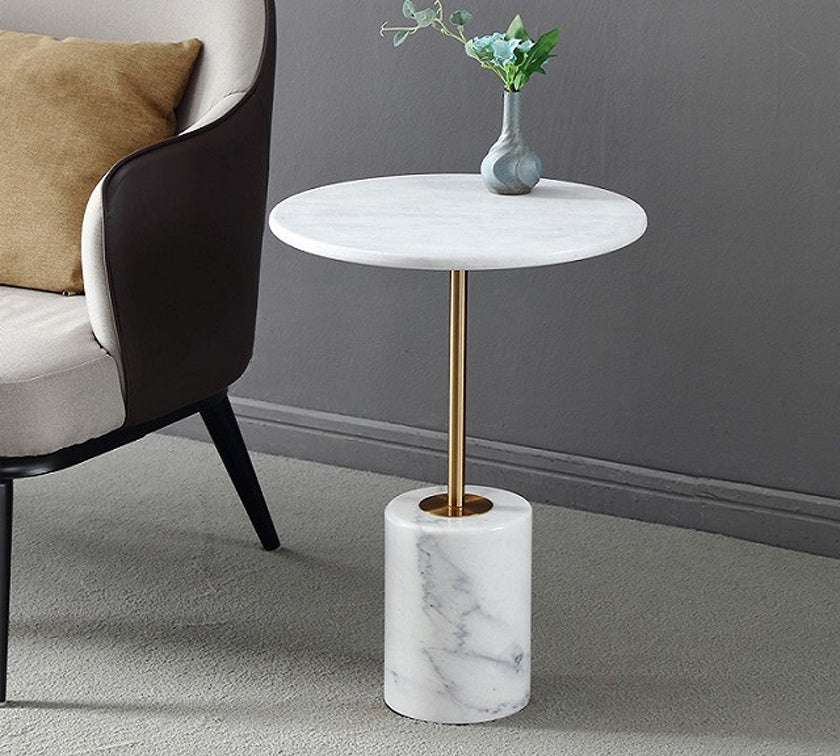 AuraMarble Accent Table