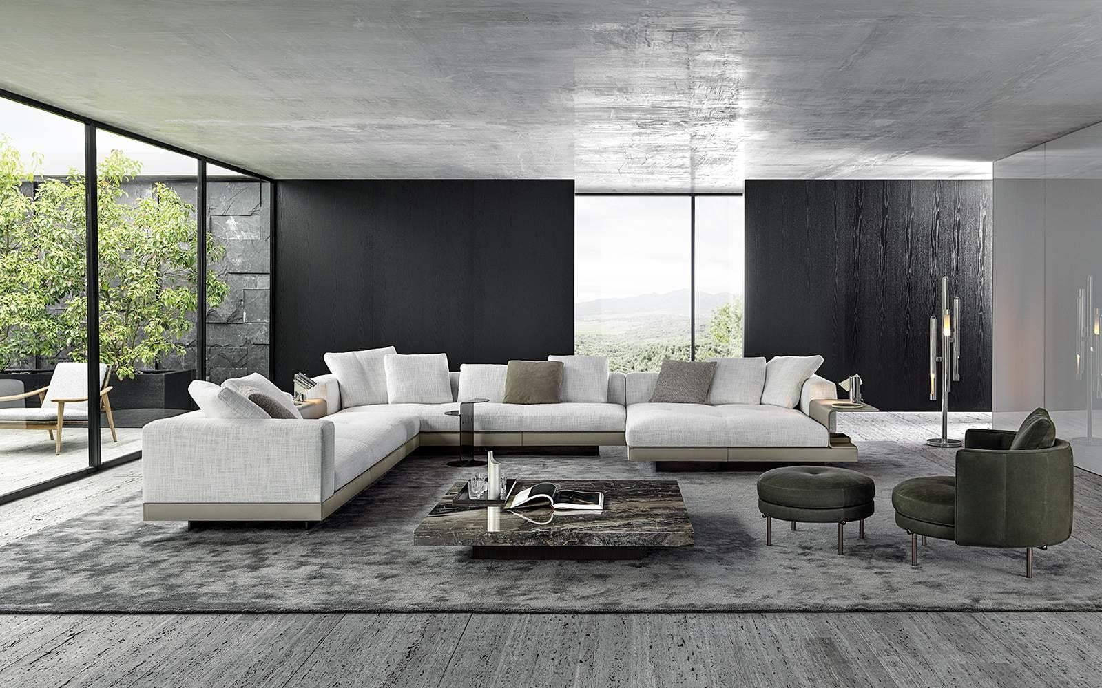 Italian minimalist modular sofa