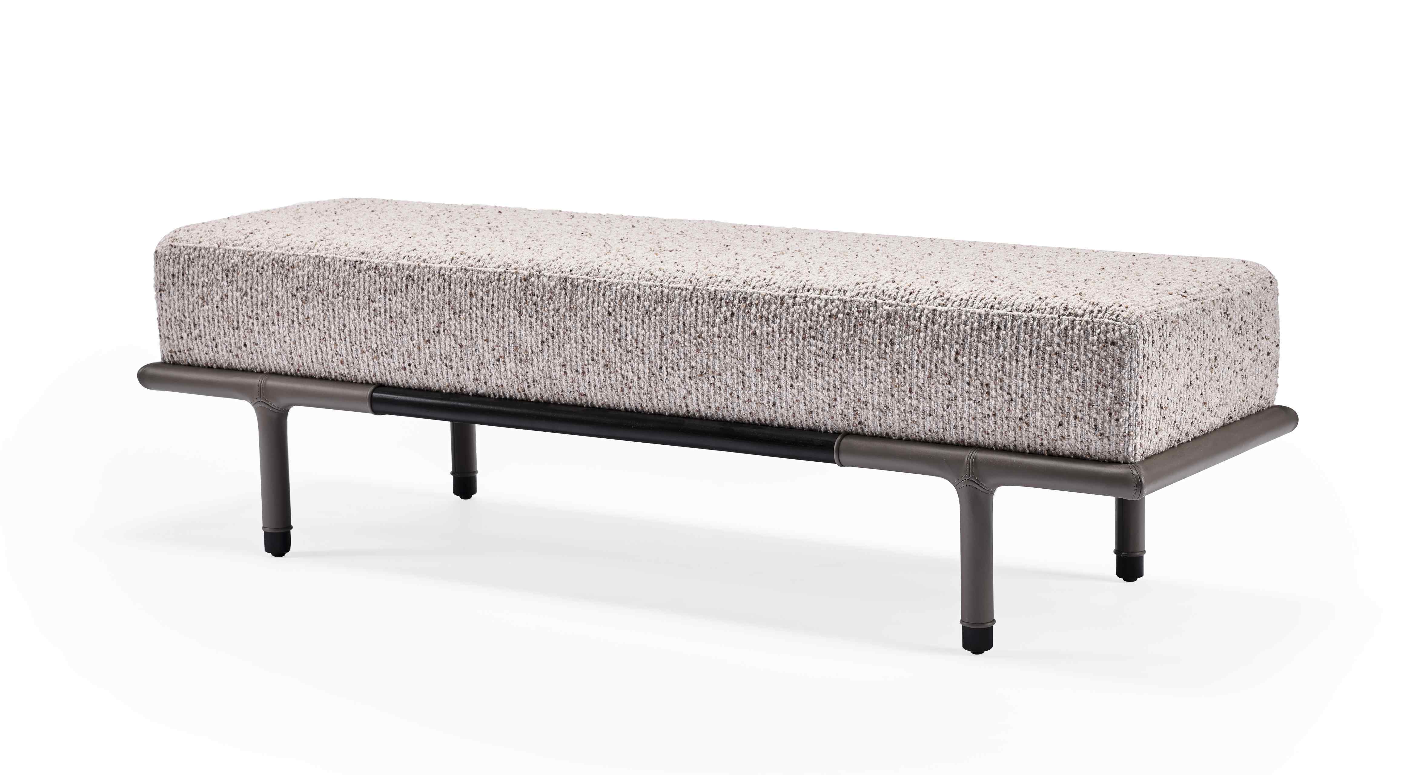 TweedLuxe Ottoman