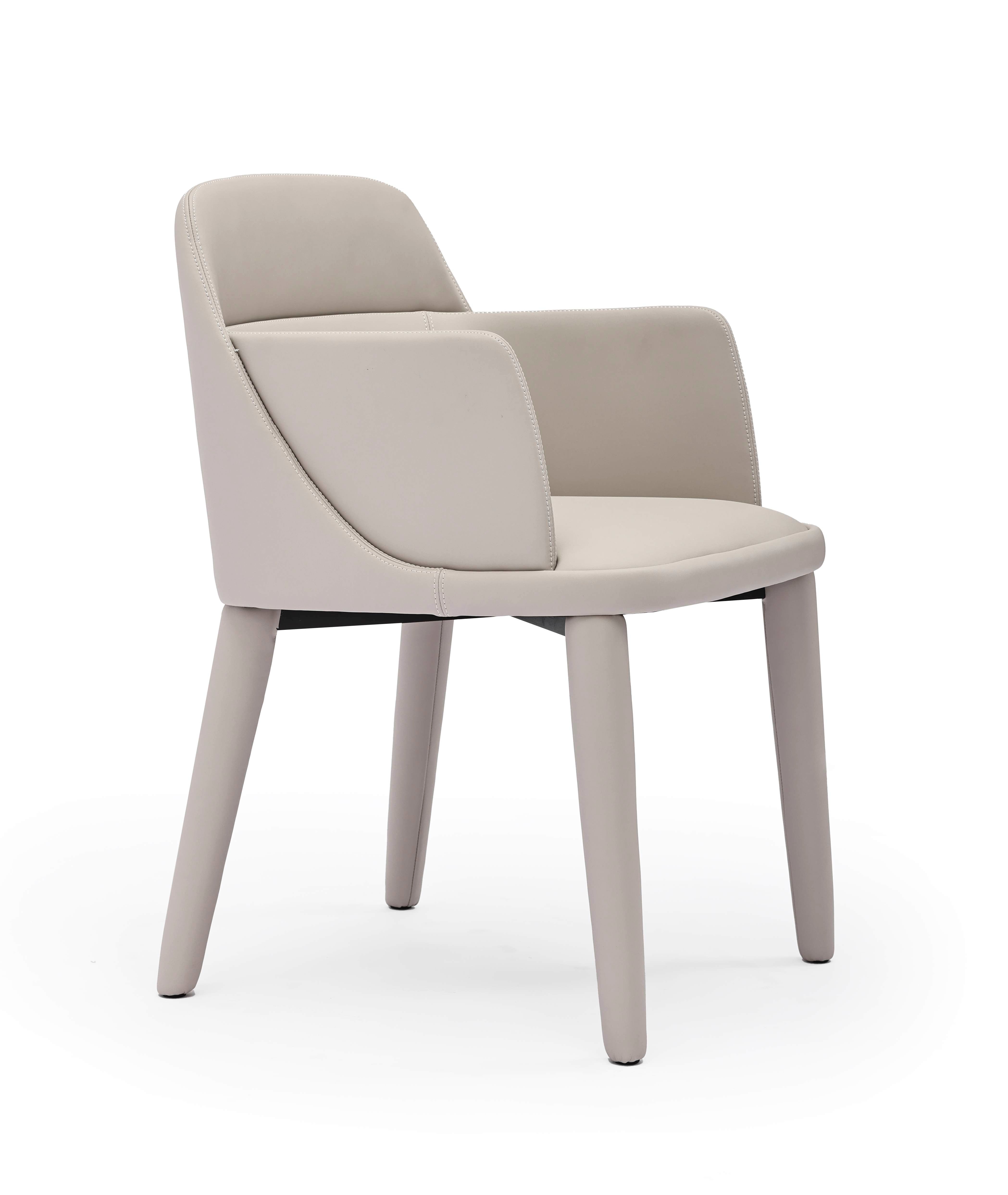 Stylish curved Office chair for dining room and commercial space