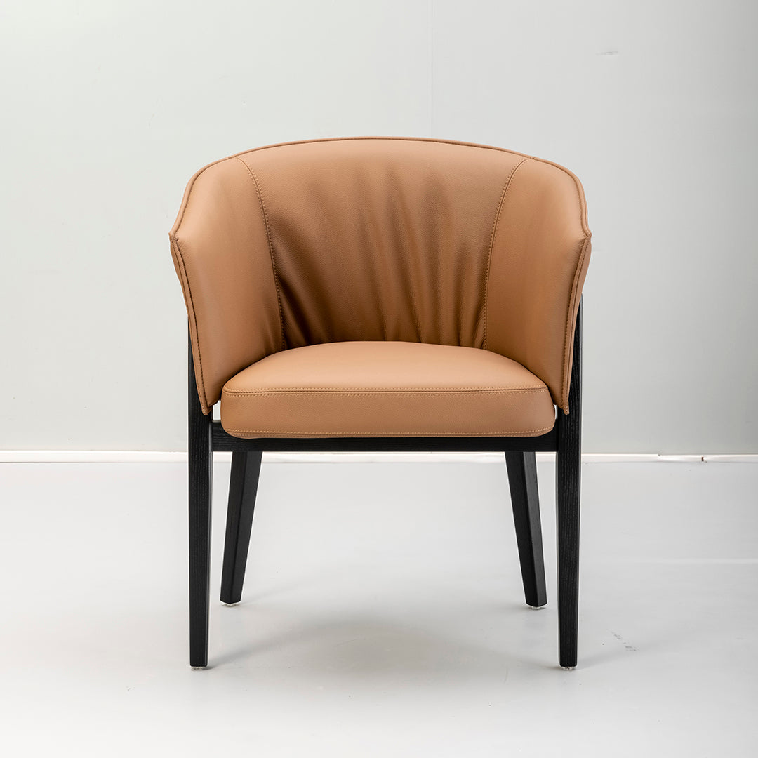 Modern Leather Accent Chair