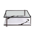 Contemporary Tri-Material Coffee Table