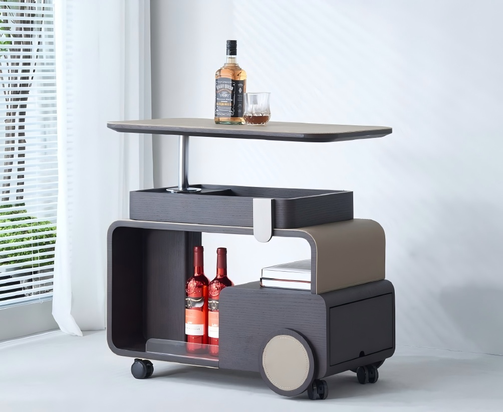 JUNIO Transform™ Modular Console System | 360° Rotating Lift-Top with Multi-Zone Storage