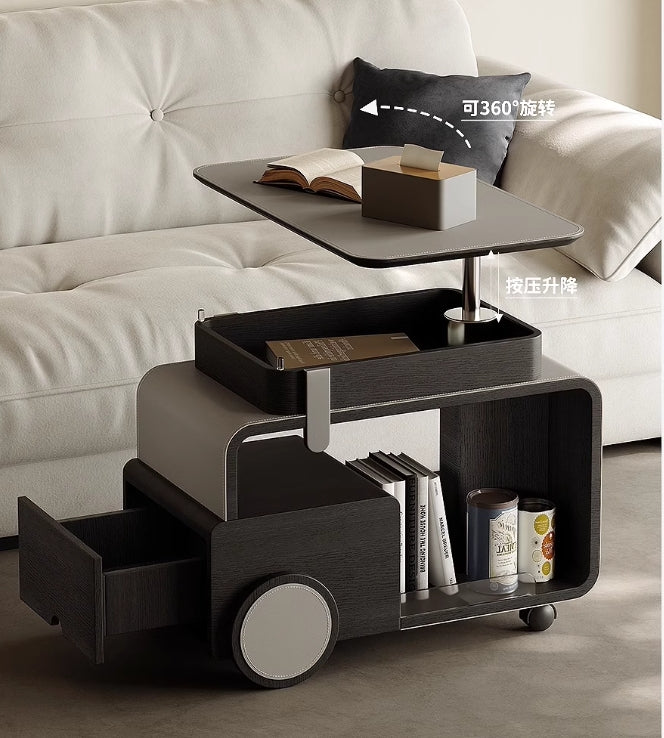 JUNIO Transform™ Modular Console System | 360° Rotating Lift-Top with Multi-Zone Storage