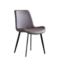 Modern Metal Frame Leather Chair