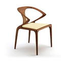 Artisan Crafted Curve-Back Lounge Chair: Organic Elegance Redefined