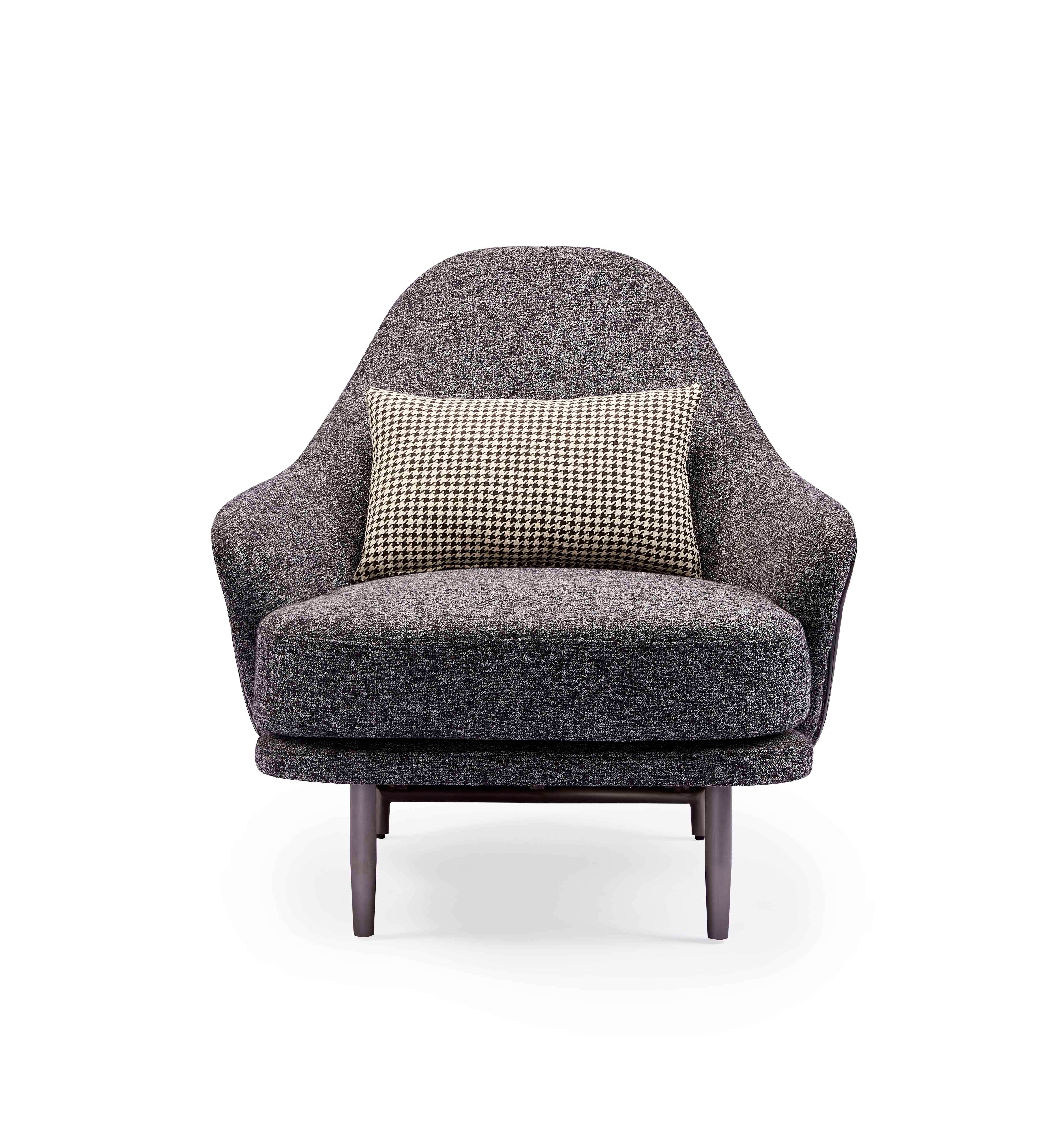 AuraFlow Modern Single Sofa - BlueGreen Contrast