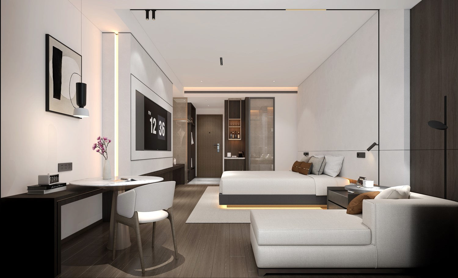 Ignite-hotel guest room furniture plan 4