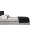 Modern Leather-Upholstered Bed