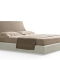 Modern Curved Headboard Bed