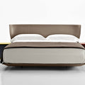 Modern Leather Platform Bed