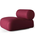 Maroon Modular Bean Bag Chair - Modern Two-Piece Design with Plush Velvet Fabric for Living Room & Lounge