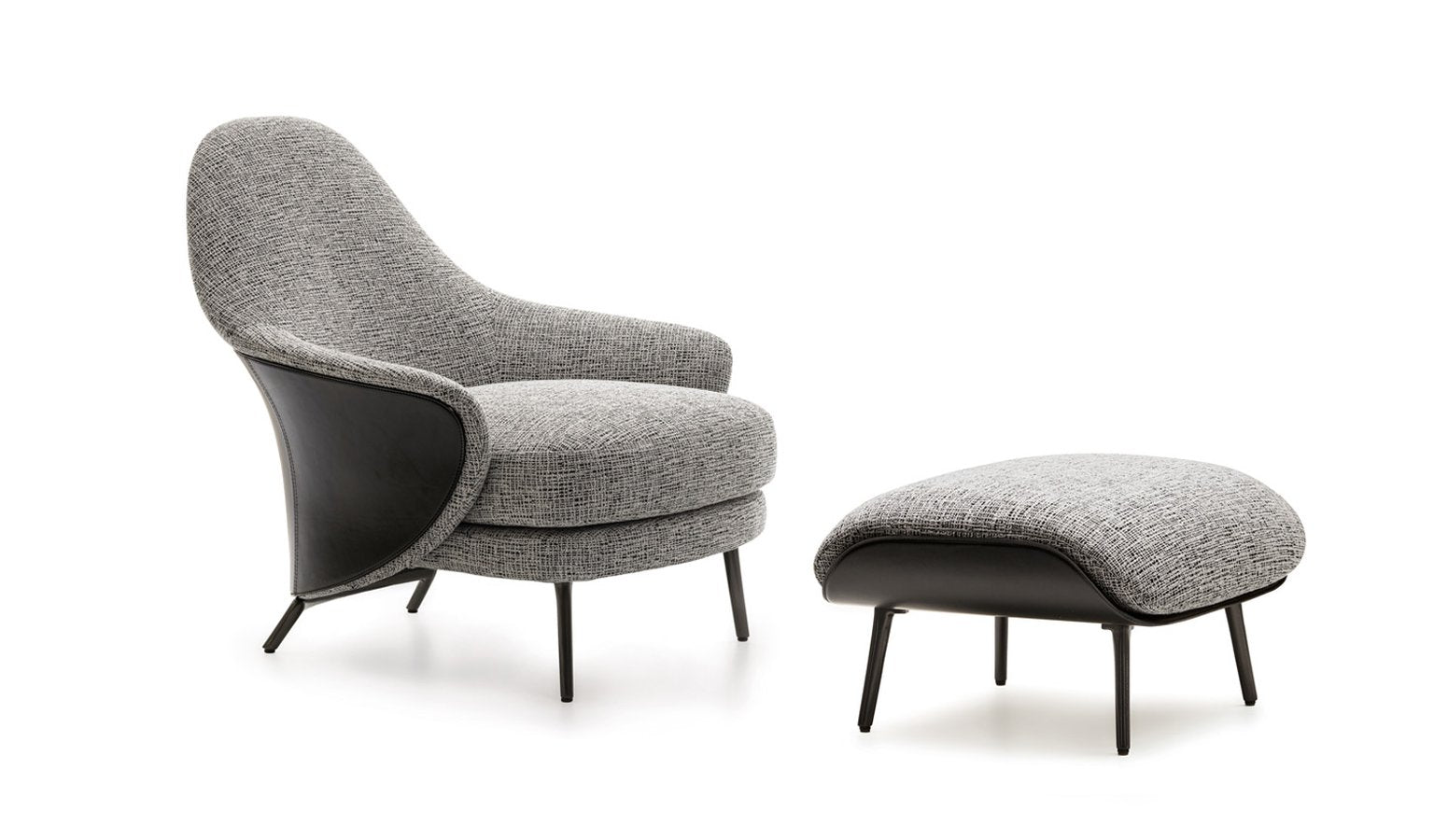 AuraFlow Modern Single Sofa - BlueGreen Contrast