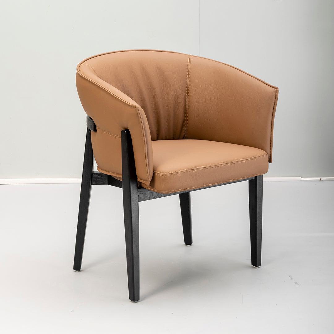 Modern Leather Accent Chair